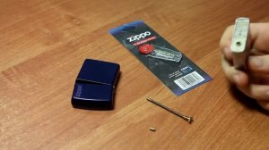 КАК ПОМЕНЯТЬ КРЕМЕНЬ В ЗАЖИГАЛКЕ ZIPPO.