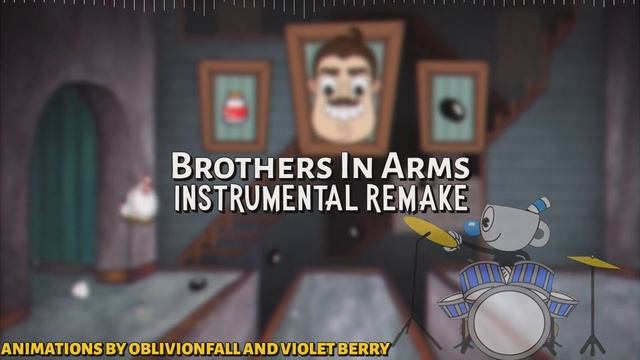 CUPHEAD SONG - BROTHERS IN ARMS (INSTRUMENTAL REMAKE) смотреть онлайн