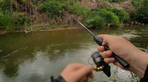 Ловля в зарослях на микроречке. НАВАХО ОЛЬТА МОРМЫШКА  NA44-562F-S-C