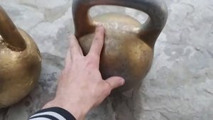 Как сделать гирю для жонглирования .