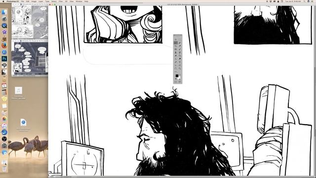 How to Prepare Scanned Inks For Comic Coloring смотреть онлайн