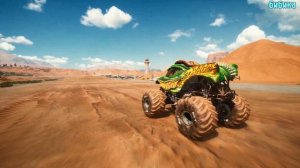 Monster Truck cartoon.игровой мультик монстр трак.бибика про машинки гонка больших машин.Monster Ja