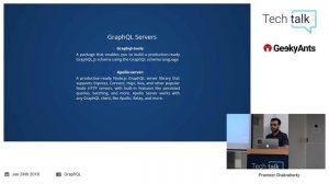 GeekyAnts' Tech Talk on Building A Chat App In GraphQL Using GraphCool