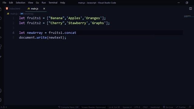 #07 join split concat indexof  lastindex Array Methods | Learn JavaScript