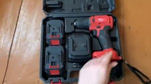 Распаковка — Аккумуляторная дрель-шуруповерт Wortex BD 2025 DLi