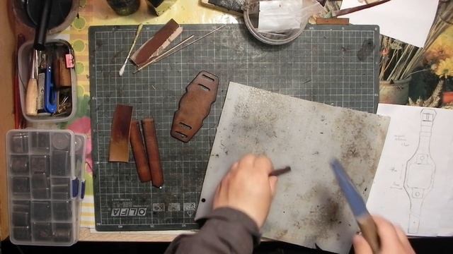 Мастер-класс №15. Винтажный ремешок для часов (часть 3). Vintage watchband. смотреть онлайн