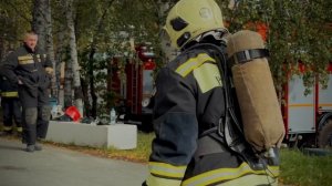 Тренировка пожарных