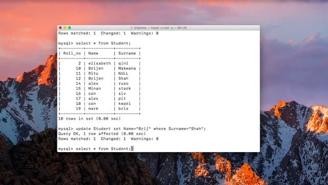MySQL Tutorial for Beginners 15 - MySQL UPDATE Statement