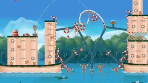 Angry Birds Rio 2 - Blossom River. Bonus Level 30 stars.