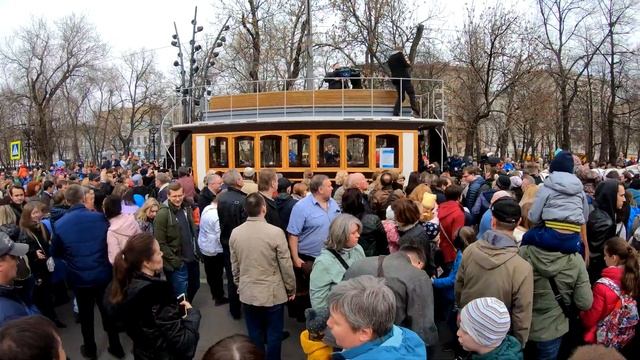⁴ᴷ⁵⁰ Walking Moscow: Parade of Trains  | Прогулка по Москве - Парад Трамваев