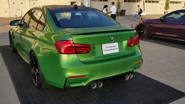 2019 BMW M3 in Java Green Metallic with Carbon everything! смотреть онлайн