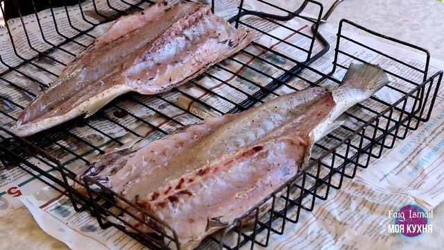 Каспийская Кефаль жаренная на сетке смотреть онлайн