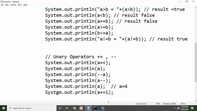 #7 Java Tutorial For Beginners in Hindi | Operators in Java