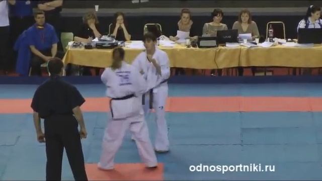 Киокусинкай 2012 Пермь, в.к. до 55кг Воробьева-Гулько смотреть онлайн