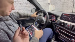 Чип-тюнинг двигателя и акпп BMW X3 G01 20d. Первый в Пскове диностенд по замеру мощности.