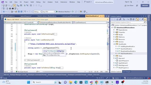 .Net Maui | App Configuration Settings | appsettings