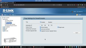 D-link DGS-1100-5 snmp trap (SmartConsole Utility)