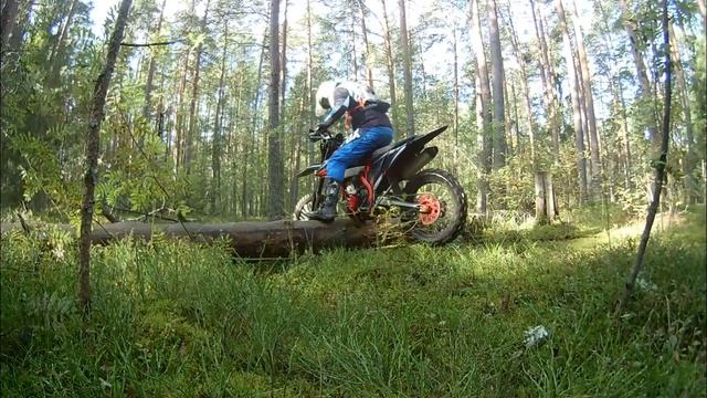 Бревно. Первые попытки. Zuum NC300. смотреть онлайн