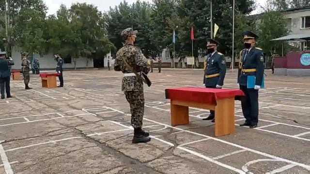 Присяга В/Ч 3517 г.Нур-Султан 3 взвод