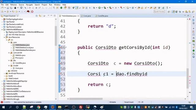 Il pattern DTO in Java -  tutorial JAVA ENTERPRISE