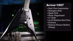 ESP Guitars: NAMM 2024 - LTD Deluxe Arrow-1007 Baritone EverTune