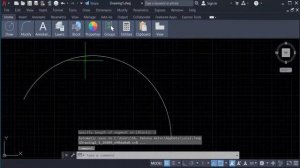 How to divide an arc into equal parts with a specific length in AutoCAD