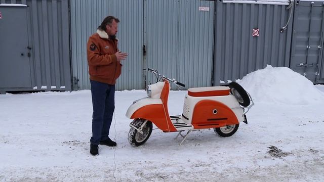 Мотороллер Тула Т-200М от мотоателье  Ретроцикл.