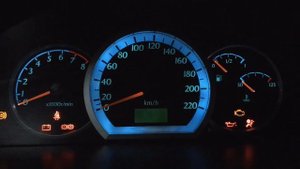 Chevrolet lacetti led lamps Пересвет приборной панели