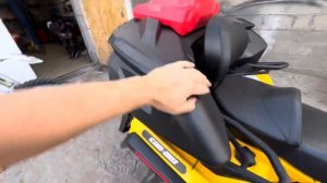 Кофр Tesseract с канистрой на BRP Can Am Outlander 800 G1