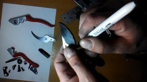 Stihl Felco F 8   ЗАТОЧКА САДОВОГО СЕКАТОРА !!! КАК ПРАВИЛЬНО ЗАТОЧИТЬ СЕКАТОР !!!