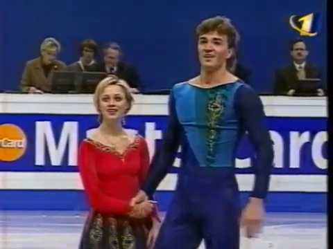 Елена Бережная и Антон Сихарулидзе, Чемпионат Мира 1999, короткая программа смотреть онлайн