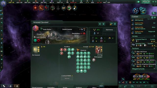 Stellaris Gameplay UNE Ep 21 "A Vassal and a New War!" 2023 смотреть онлайн
