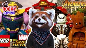 РОККИ играет в LEGO MARVEL SUPER HEROES 2! Часть 6: Русская Озвучка! 6+