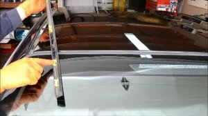 BMW e46, e36, e90 Roof Rail Trim Moulding Removal and Install