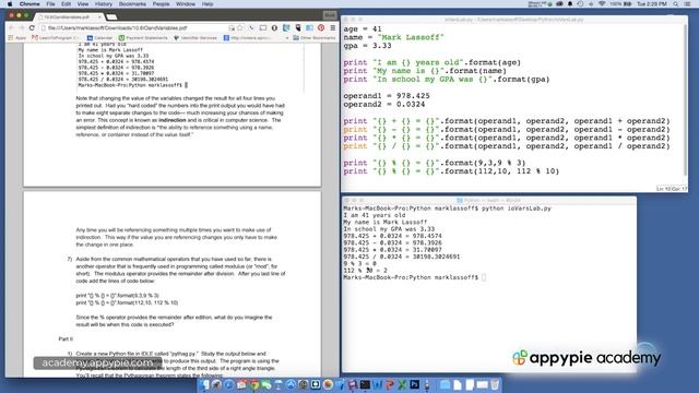Python Calculator Demo: Lesson 78