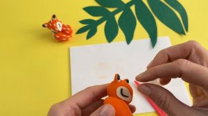 Как слепить ЛИСИЧКУ из пластилина | How to modeling fox from plasticine