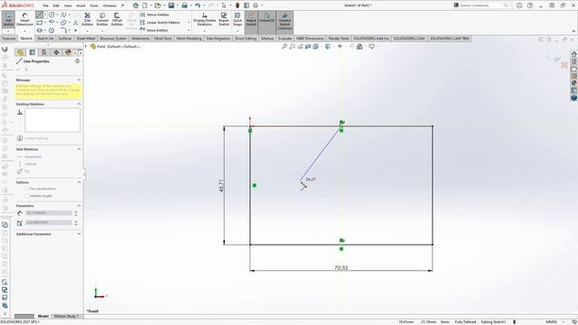 Solidworks for Absolute Beginners I Tutorial-3 I Sketch Tools, Part-3