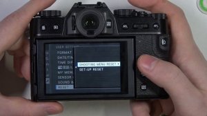 How To Reset Fujifilm X T30?