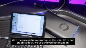 One-Netbook A1 Connected To OneXGPU, FPS Increased From 3 To 100