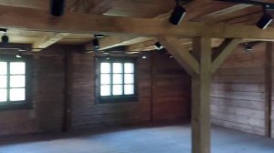 Деревянный Лямус в Бригитском монастыре - старейшая деревянная постройка в Беларуси.