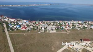 Мирный, кооператив Донузлав, участки с высоты птичьего полета