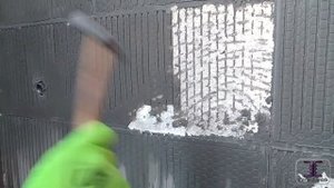 КАК СНЯТЬ СО СТЕНЫ ПЛИТОЧНЫЙ КЛЕЙ, ПОСЛЕ УДАЛЕНИЯ ПЛИТКИ, БЕЗ ПЫЛИ И ЭЛЕКТРОИНСТРУМЕНТА.