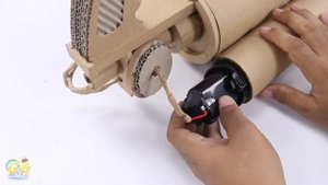 ПОСТРОИЛИ МИНИГАН ПУЛЕМЕТ ИЗ КАРТОНА | Удивительная игрушка из картона