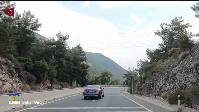 Sakar Geçidi İniş (Full) | Muğla Marmaris Yolu | Aşıklar Yolu | Lovers Way | D550 Karayolu [K.DERE]