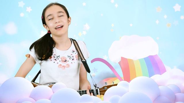 SOMEWHERE OVER THE RAINBOW - Ukulele ★ Lullaby - Nursery Rhyme Version ★ KIDS MUSIC COVER by Lele смотреть онлайн