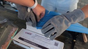 Инструкция по сварке гидроизоляционных шпонок Аквастоп с использование топорика Deformix