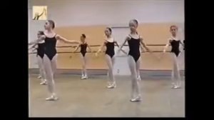 Battement tendu и jeté на середине