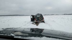 Snow Drifting Honda CRV I & Suzuki Grand Vitara I