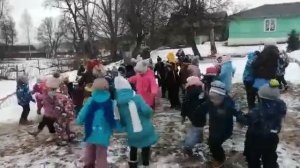 Танец Барыня на Масленицу 2022. детский сад Алёнушка