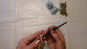 Маленький котик крючком /котиков много не бывает ?